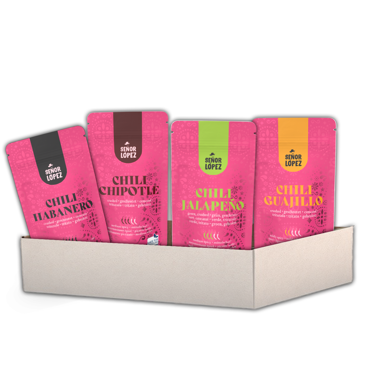 Set de condimentos de chile: Los mejores chiles de Señor López