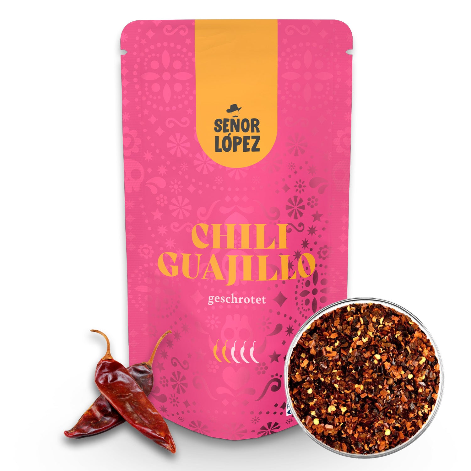 Señor López Chile Guajillo triturado 30 g