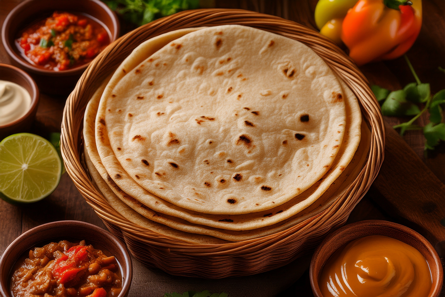 Weizentortillas (Tortillas de harina)