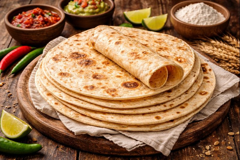 Weizentortillas (Tortillas de harina)