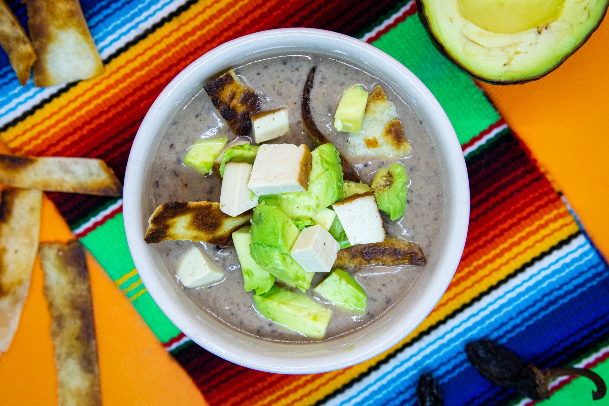 Mexikanische Schwarze Bohnen Suppe Rezept