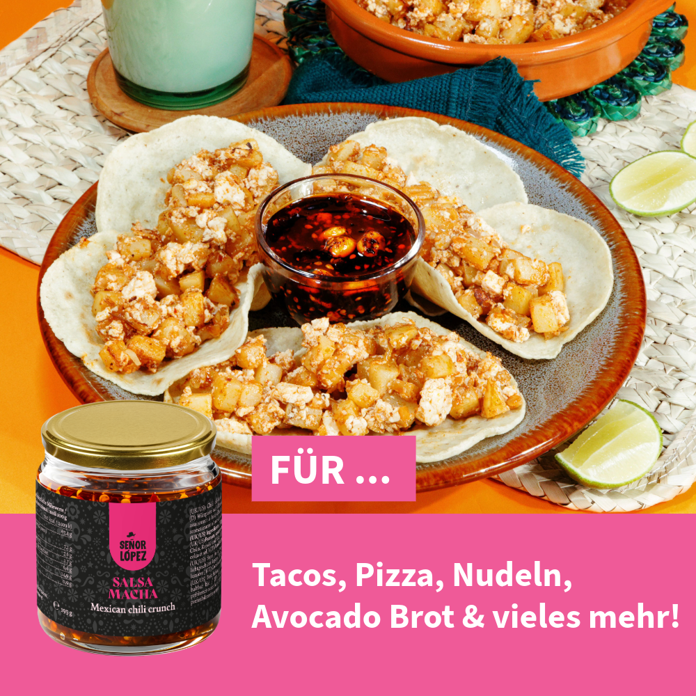 Señor López Salsa Macha – Mexican Chili Crunch (195 g)