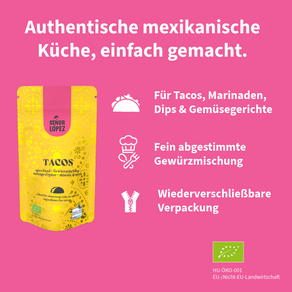 Señor López Bio Taco Gewürz 30 g