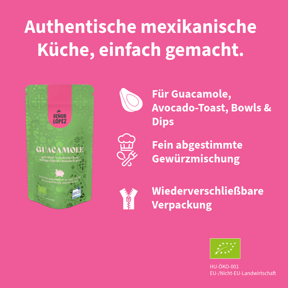 Señor López Bio Guacamole Gewürzmischung 30 g