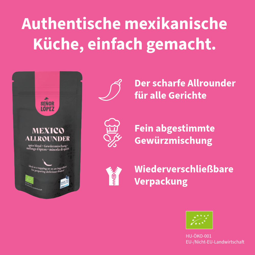 Señor López Bio Mexiko Allrounder Gewürzmischung 30 g